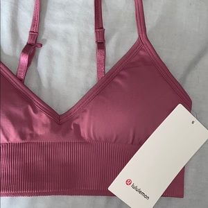 Size 6 Lululemon Ebb to street bra